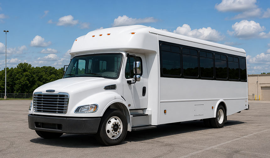 25-passenger minibus for charter in Sacramento, CA