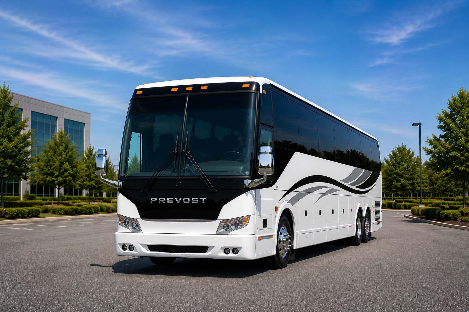 Charter bus rental in Sacramento, CA